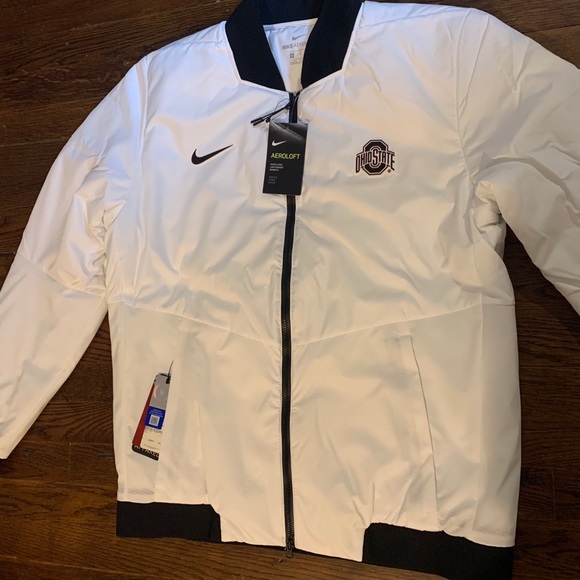 Nike Aeroloft Ohio State Buckeye Bomber Jacket Men - Picture 10 of 12